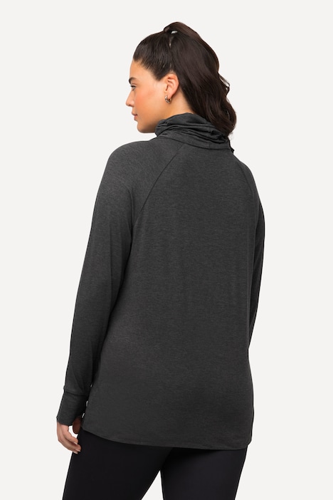 Sweater, Loop, Rundhals, Langarm, extraweich, Daumenloch