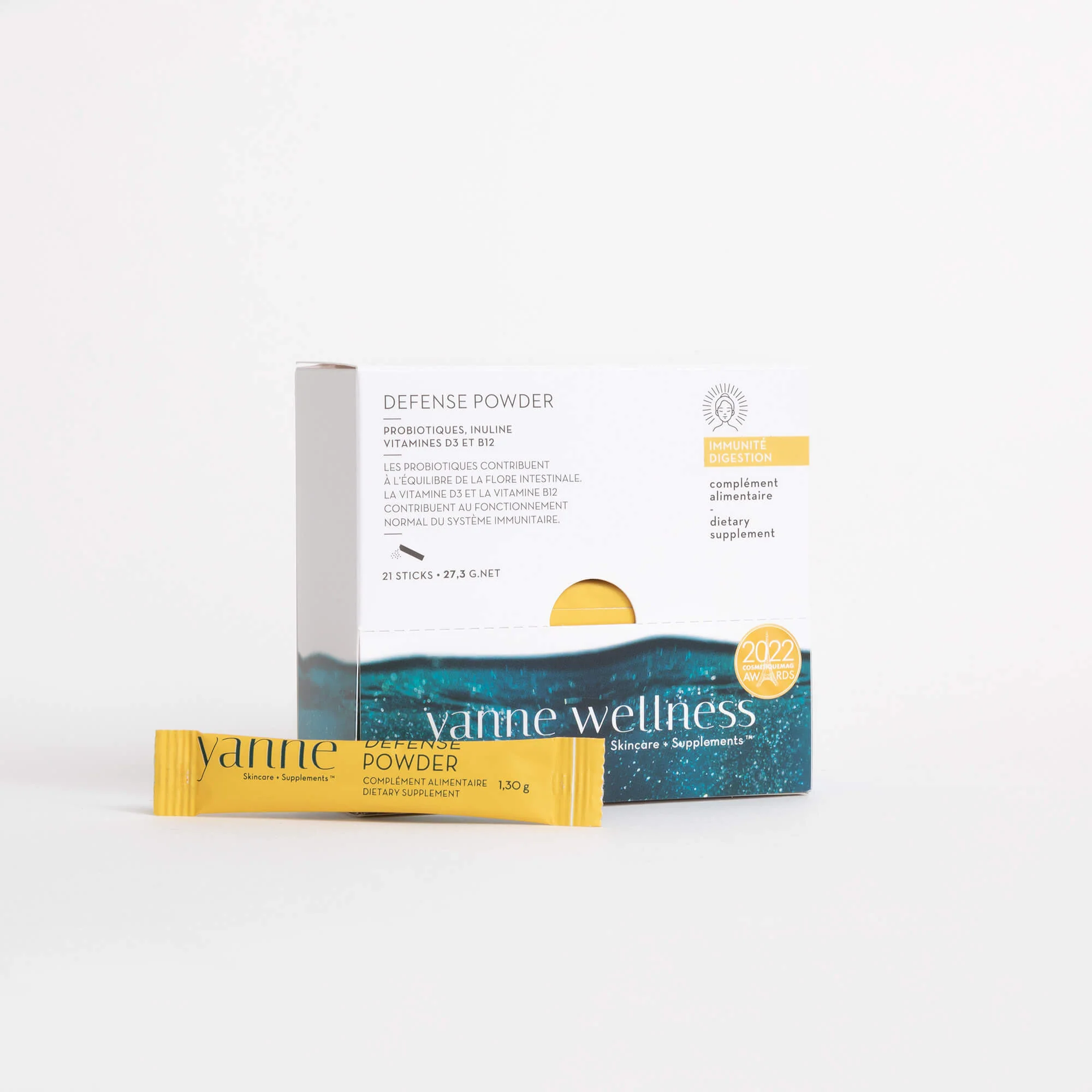 Yanne Wellness Defense Powder Probiotiques Digestifs