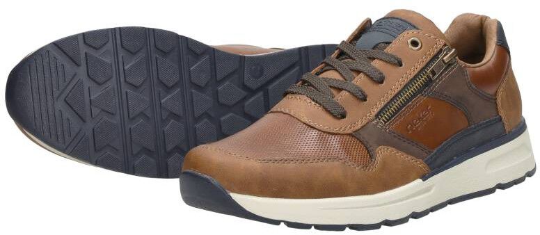 Rieker Sneakers Laag cognac