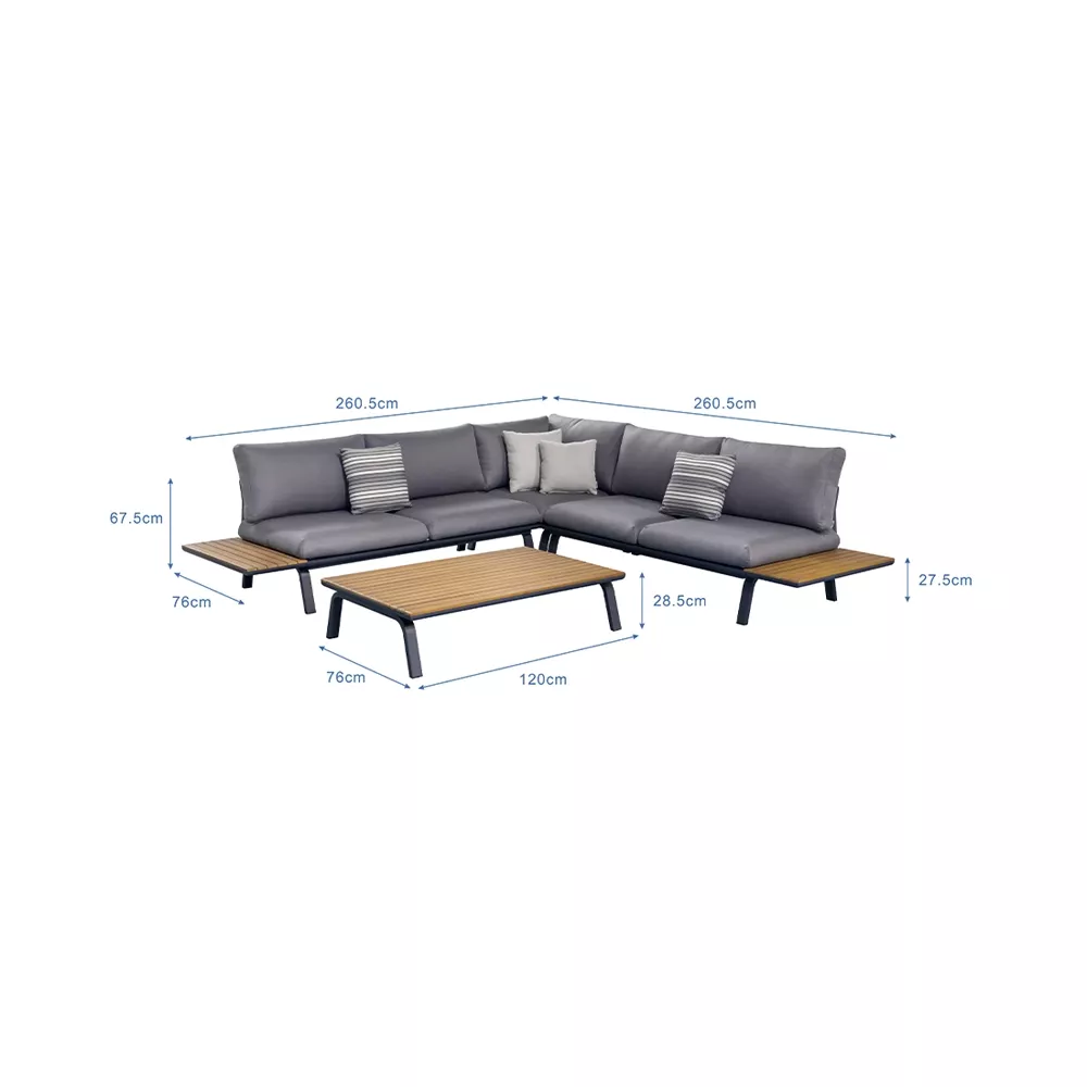 Higold Punto Gartenlounge grey