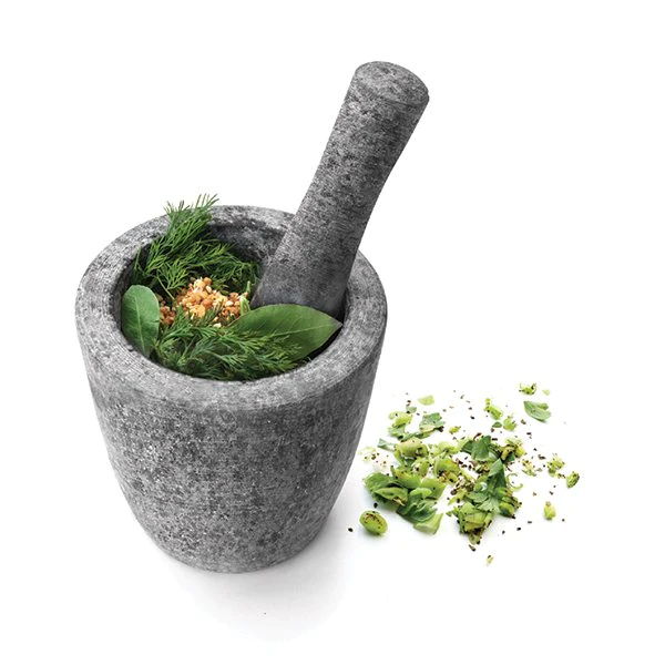 Mortier et pilon en granit Lacor