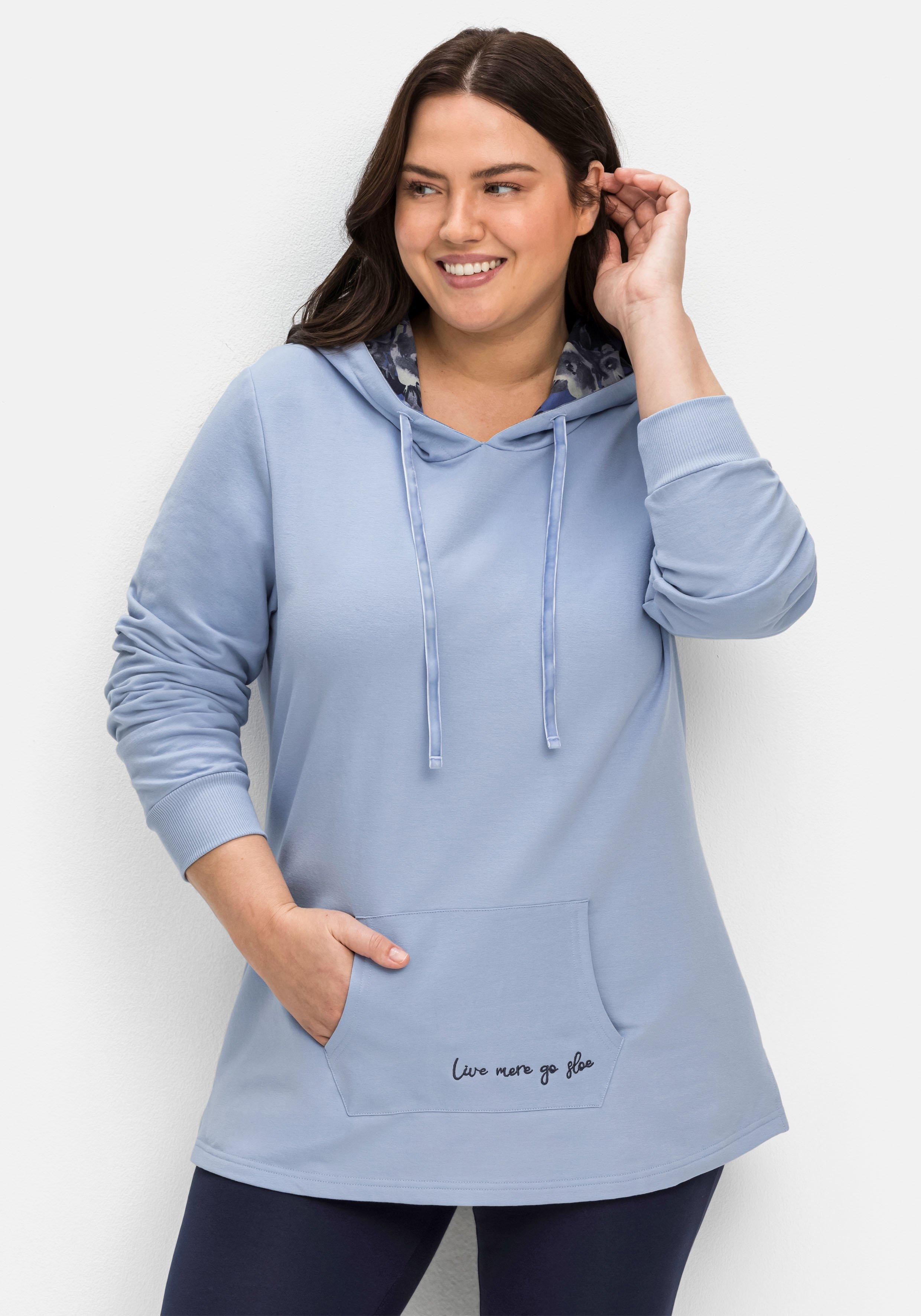 Relax-Kapuzensweatshirt mit Kängurutasche