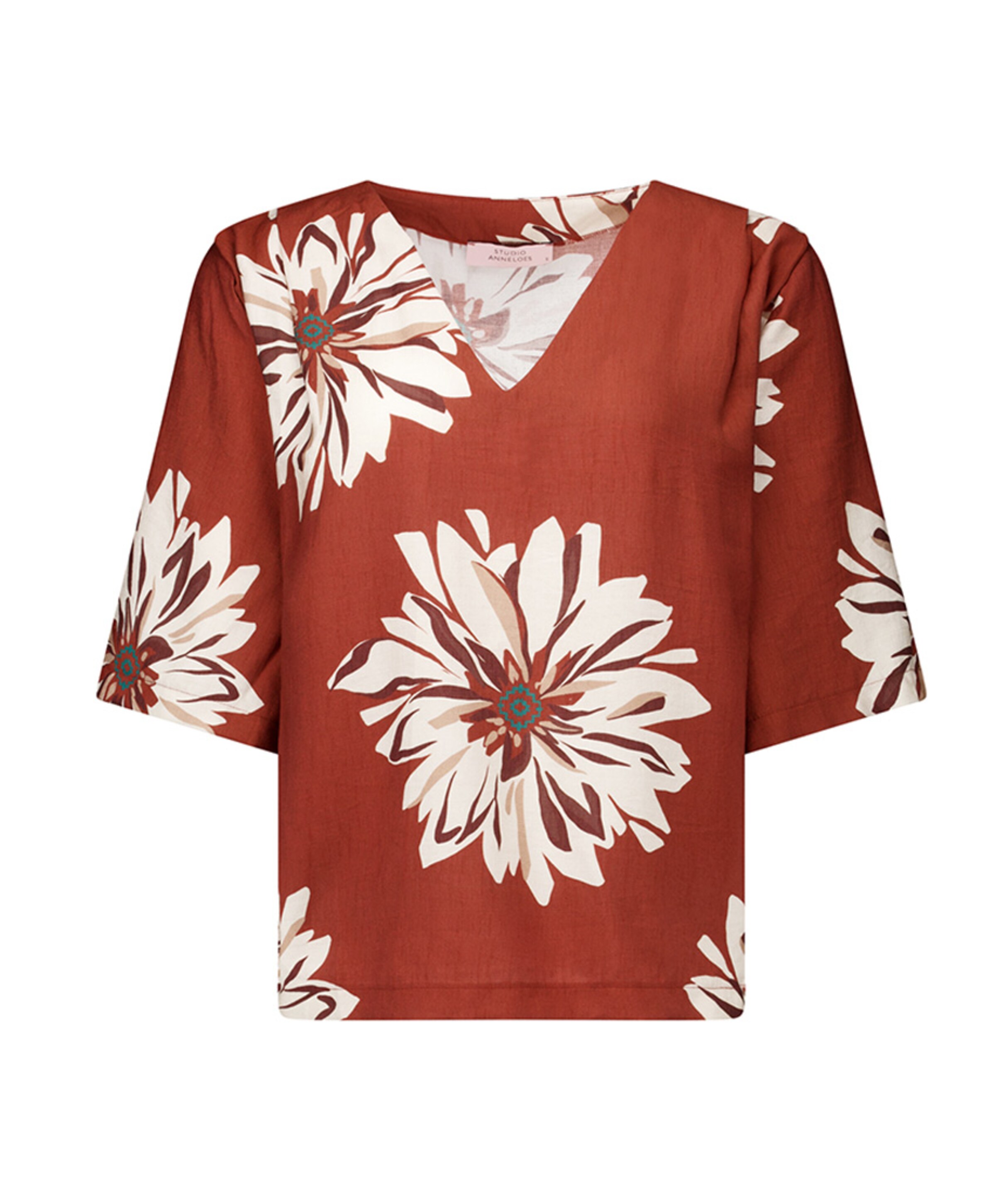 Studio Anneloes Dames blouse brique