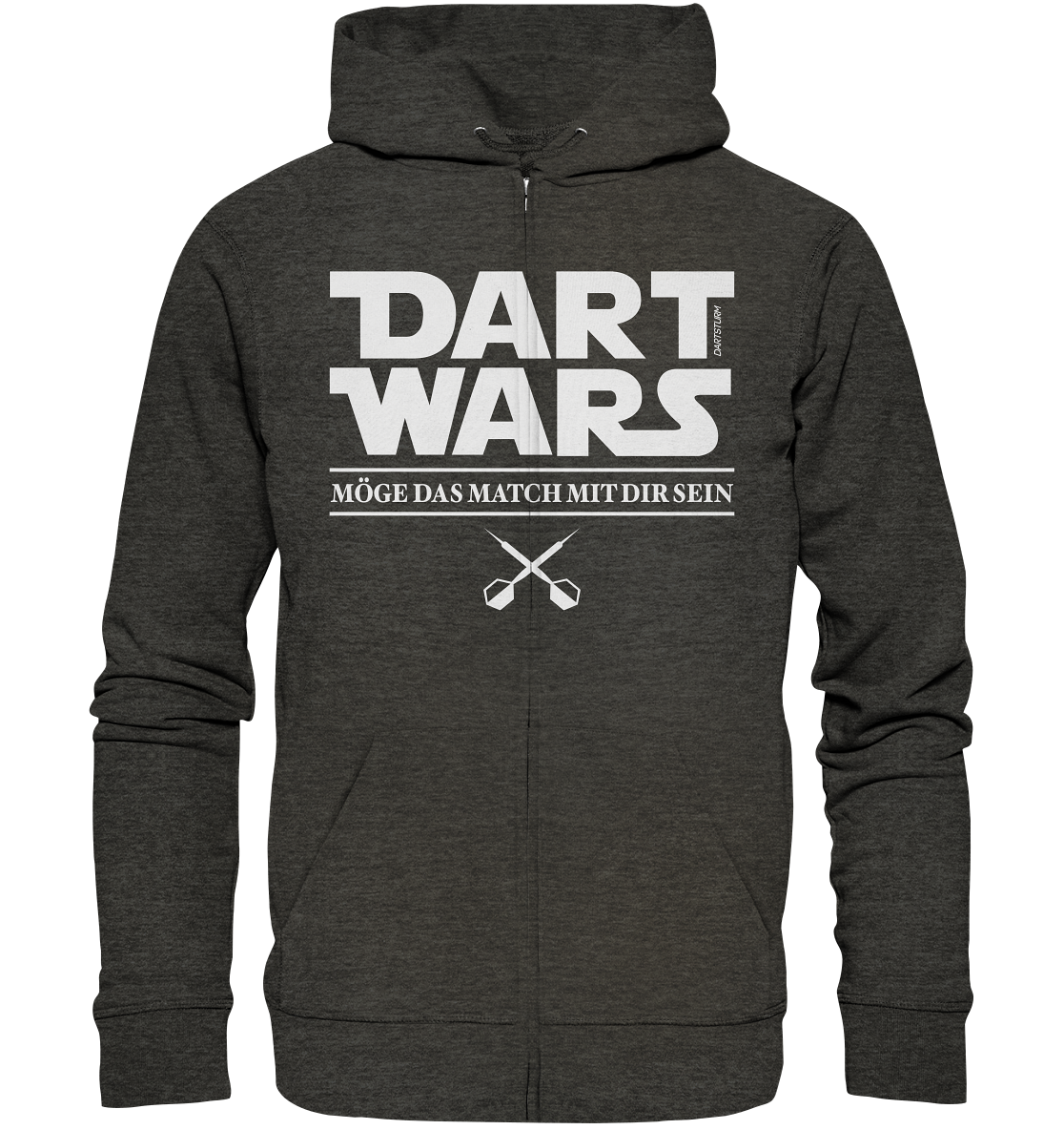DartSturm - Dart Wars Weiß - Organic Zipper