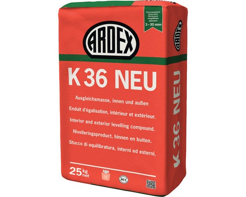 ARDEX K 36 egalisatiemiddel NIEUW, 25 kg