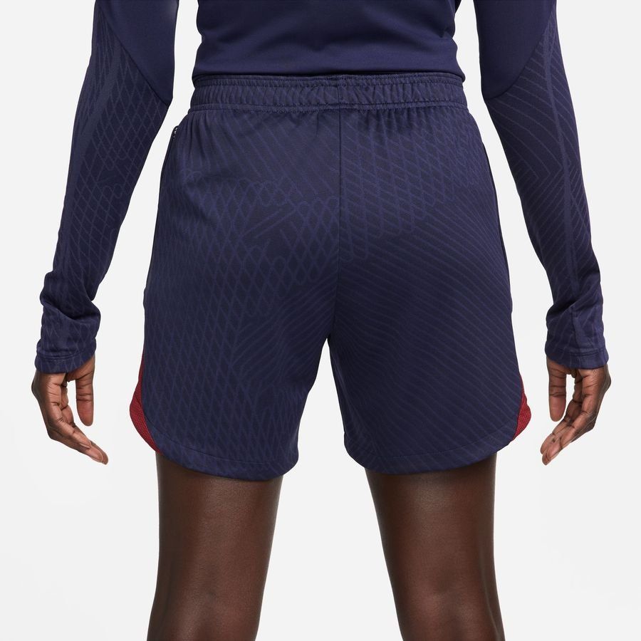 Paris Saint-Germain Short d'Entraînement Dri-FIT Strike - Bleu/Bordeaux/Gold Suede Femme