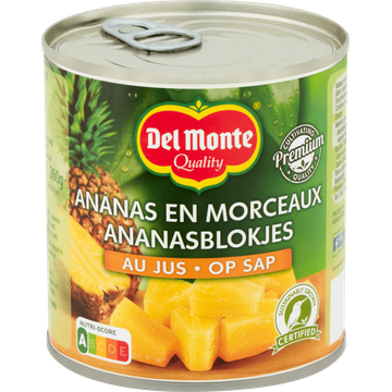 Del Monte Ananasblokjes op Sap 435g