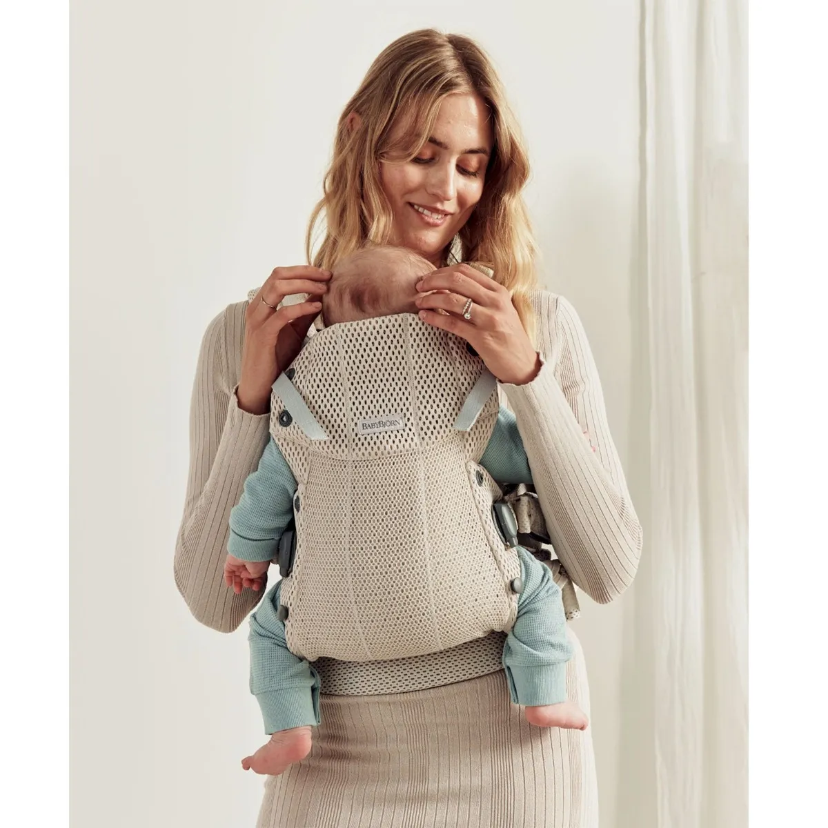 Babybjorn Porte-Bébé Harmony - Crème 3D mesh