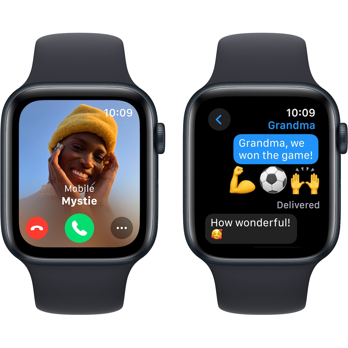 Apple Watch SE 2nd Gen 44mm GPS (Midnight Alu/Midnight sport band M/L)