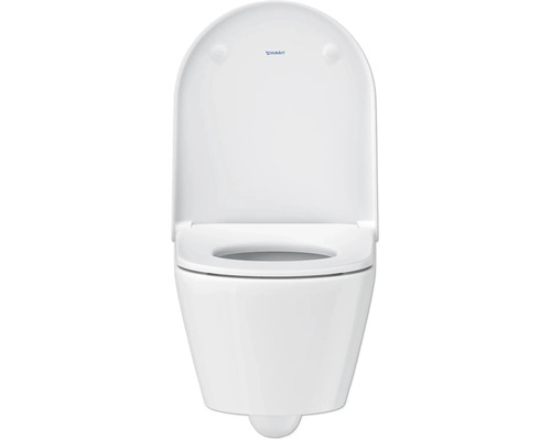 DURAVIT wandclosetset D-Neo, diepe spoeling, open rand, glanzend wit met toiletzitting 45770900A1