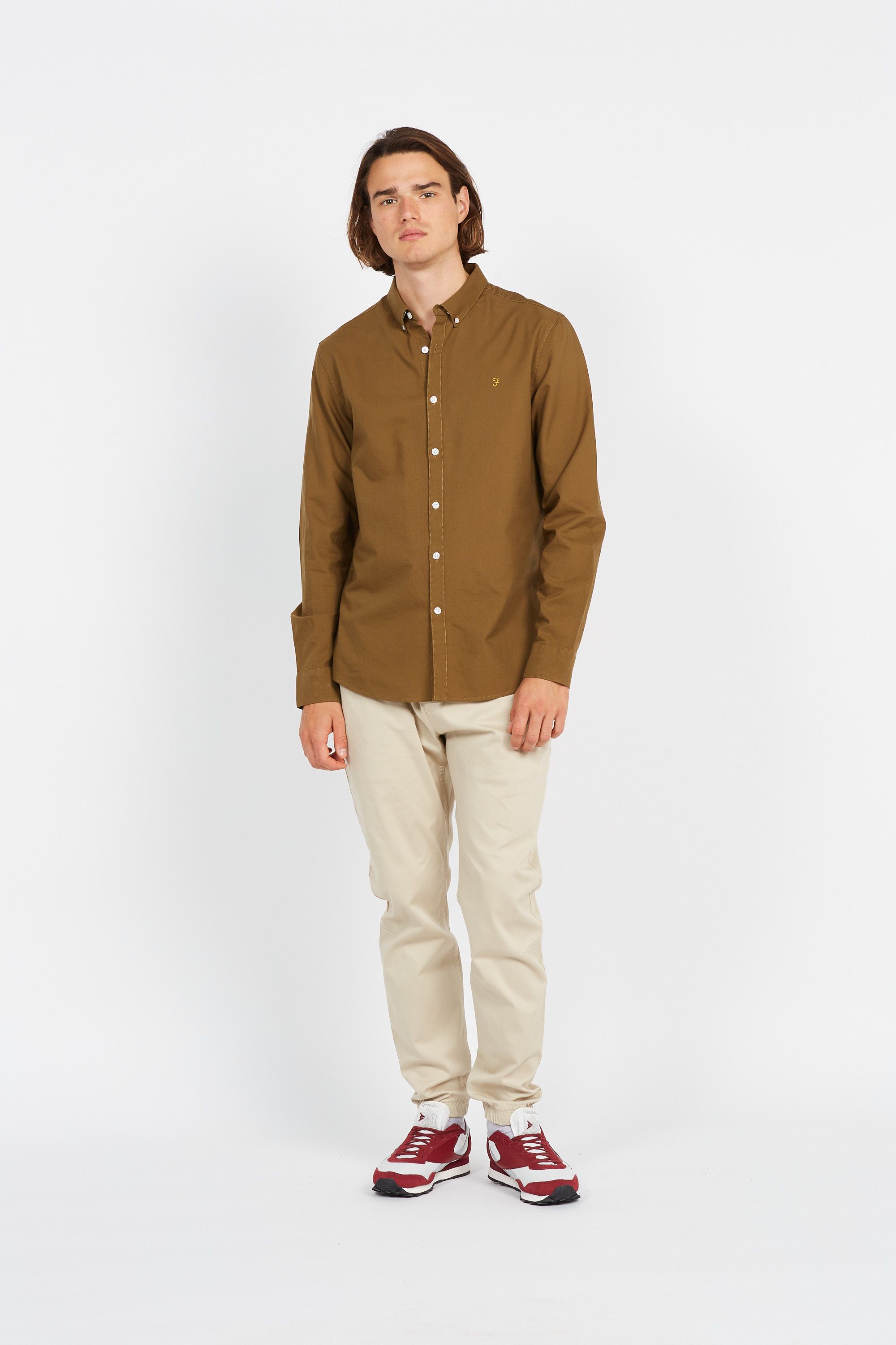 FARAH Chemise BREWER Kaki