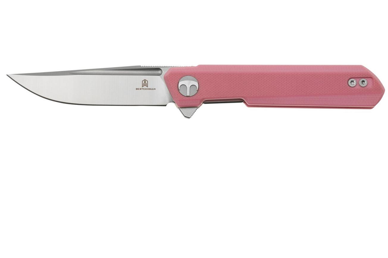 Bestechman Mini Dundee BMK03B Pink G10, zakmes