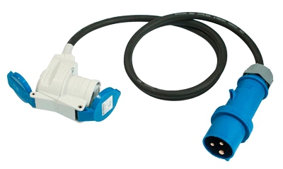 Adapterkabel CEE-Stecker W-Kupplung