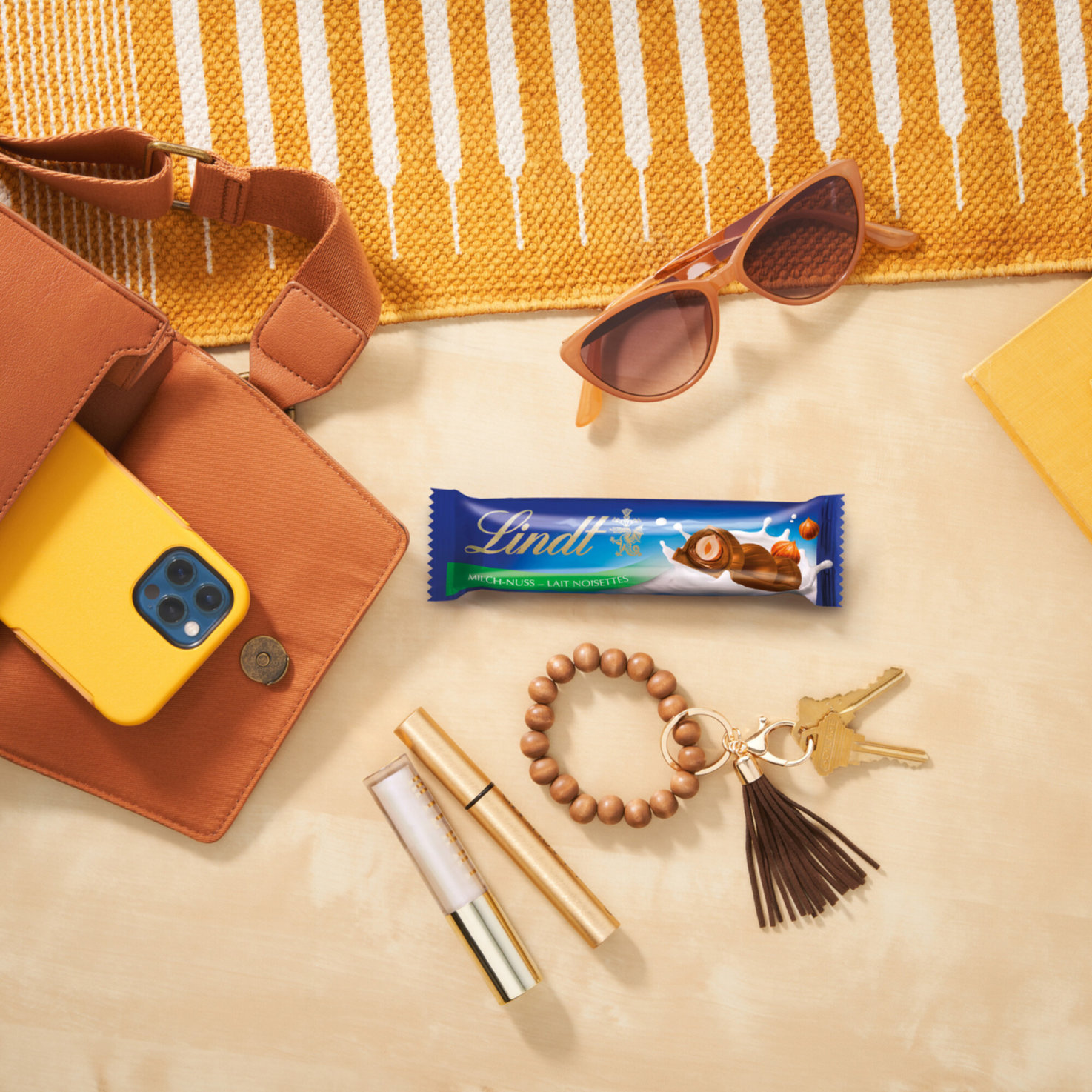 Lindt Schokoladenriegel Milch Nuss