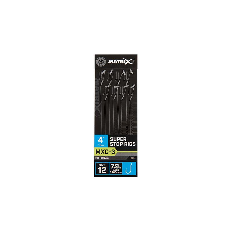 Hameçon Monté Fox Matrix Mxc-3 4” Super Stop Rigs - Par 8