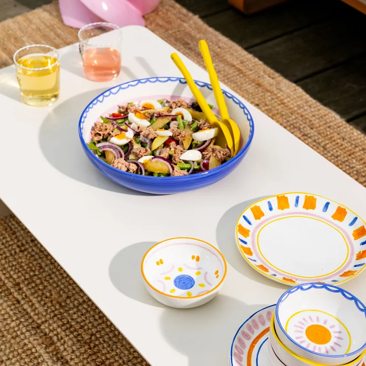 &klevering - Boavista Salatbesteck, gelb
