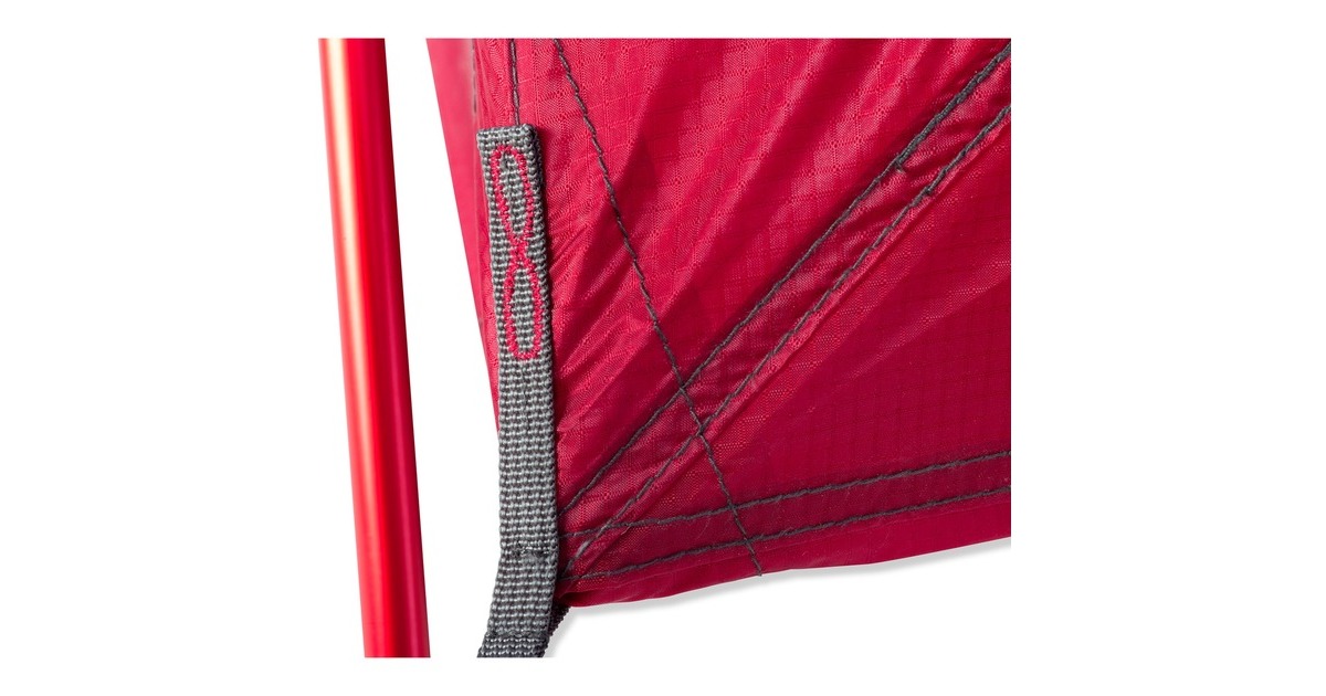 MSRMutha Hubba NX 3-Persoons Tent  (Lichtgrijs/rood, Model 2021)