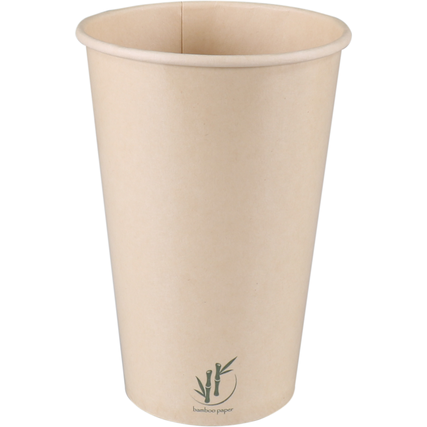 Depa, Milkshakebeker, Bamboepapier + PE, 400ml, 16oz, 128mm, lichtbruin