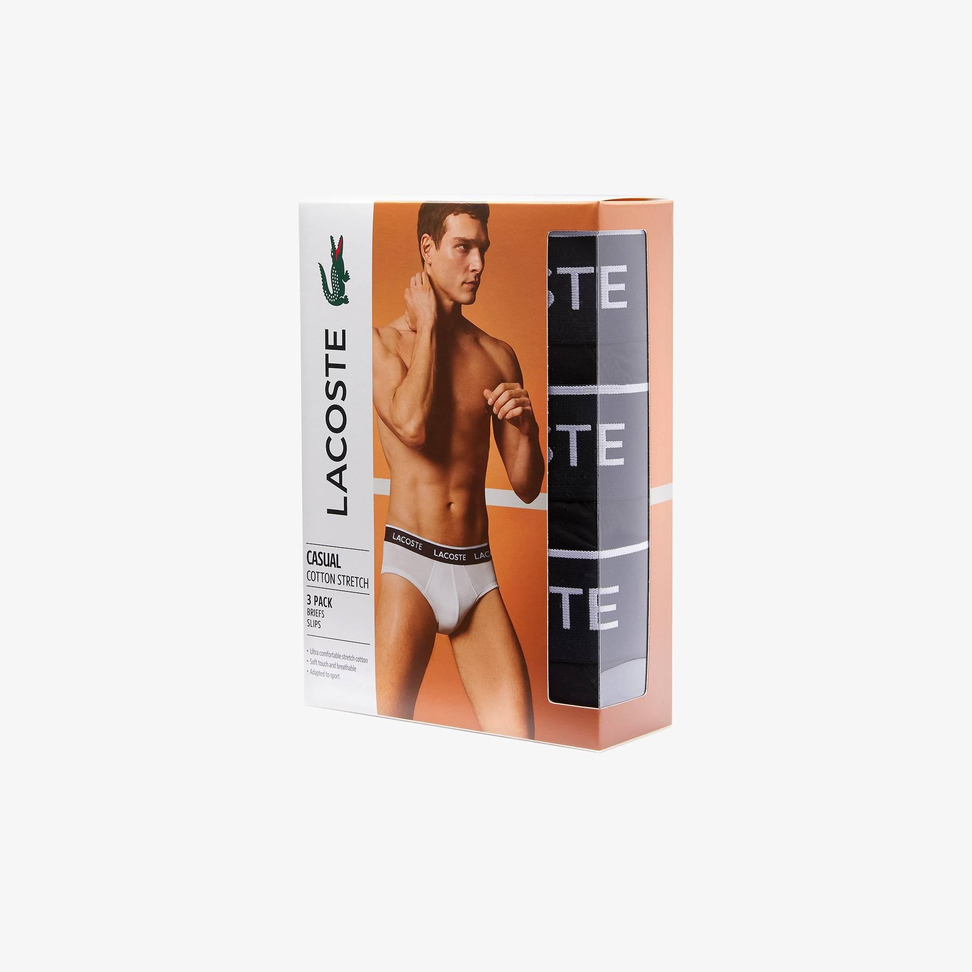 Lacoste 3 Pack Briefs