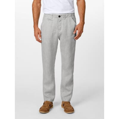 Herren-Leinenhose, Hellgrau