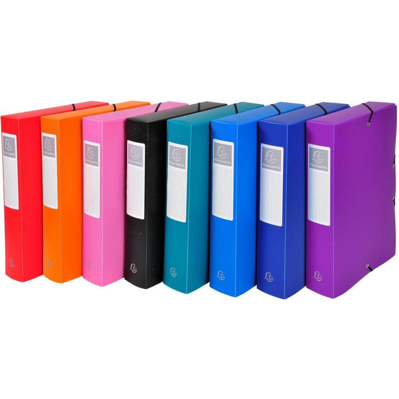Boite de Classement Exabox Dos 60mm polypropylène 7/10e OPAK - A4