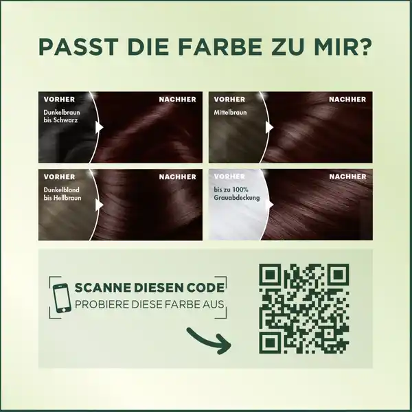 Ultra Crème Coloration Dauerhafte Pflege-Haarfarbe 3.23 Dunkles Diamant Braun