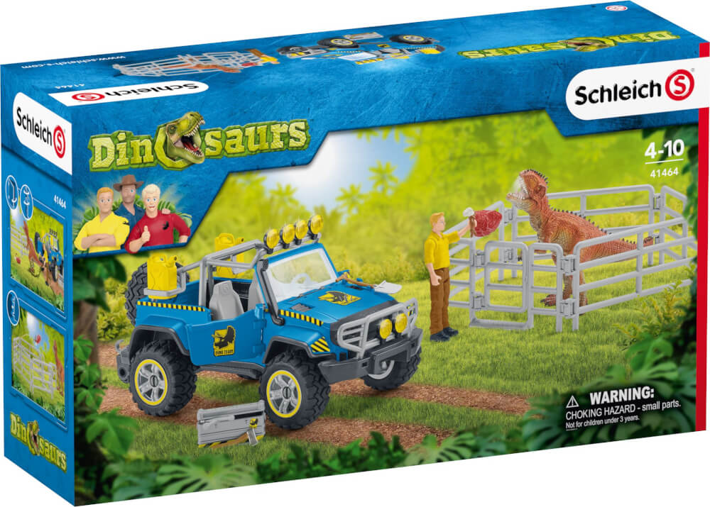 schleich® 41464 Geländewagen mit Dino-Außenposten
