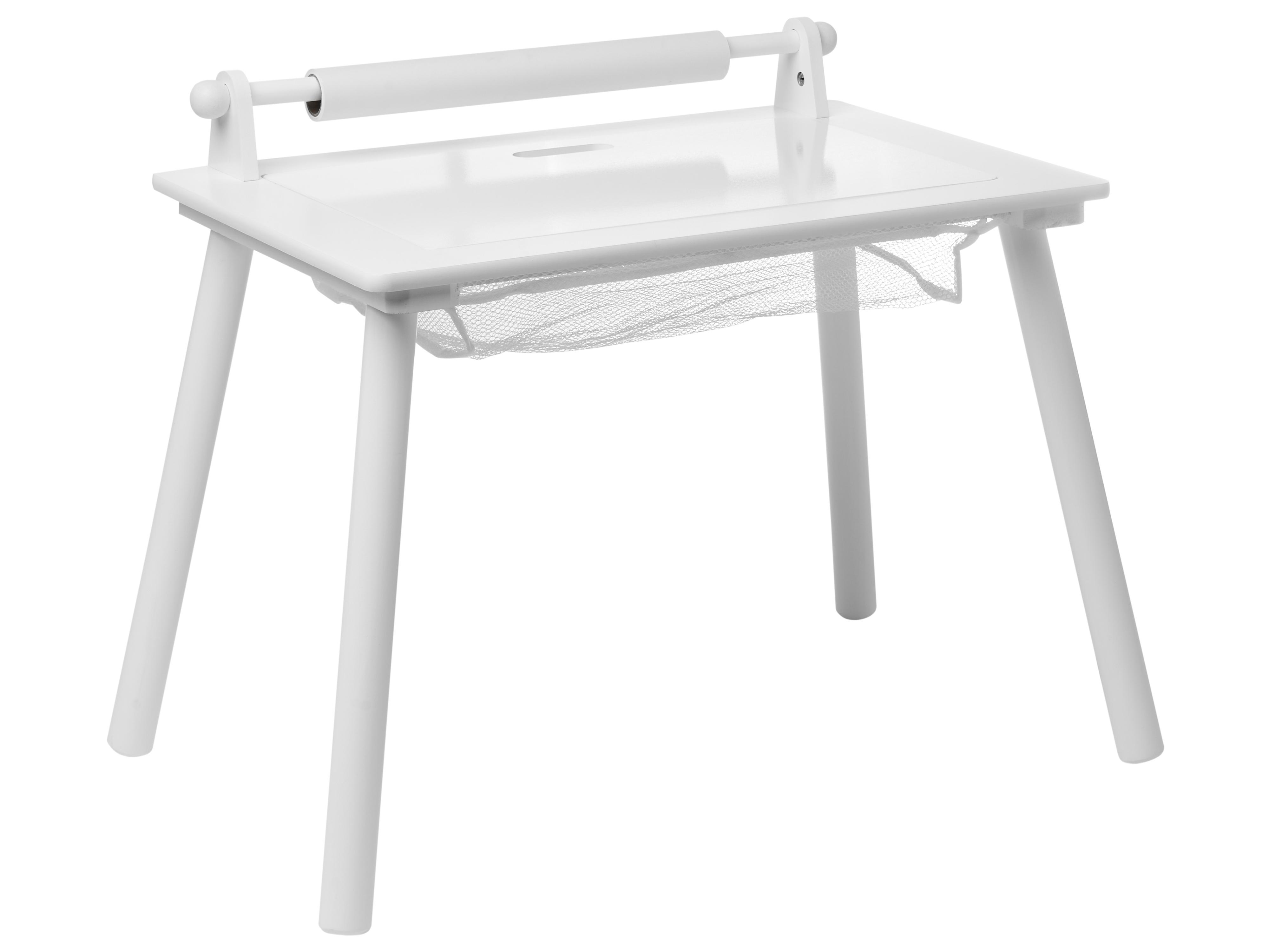 Kindertafel en stoel set MOONTA Wit
