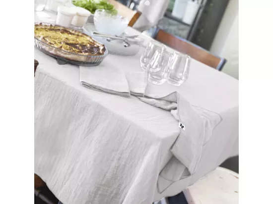 OUREA - Lot de 3 Serviettes 40x40cm Gaze de Coton Nuage