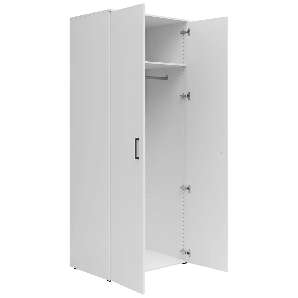 Drehtürenschrank 2T Cabinet weiss