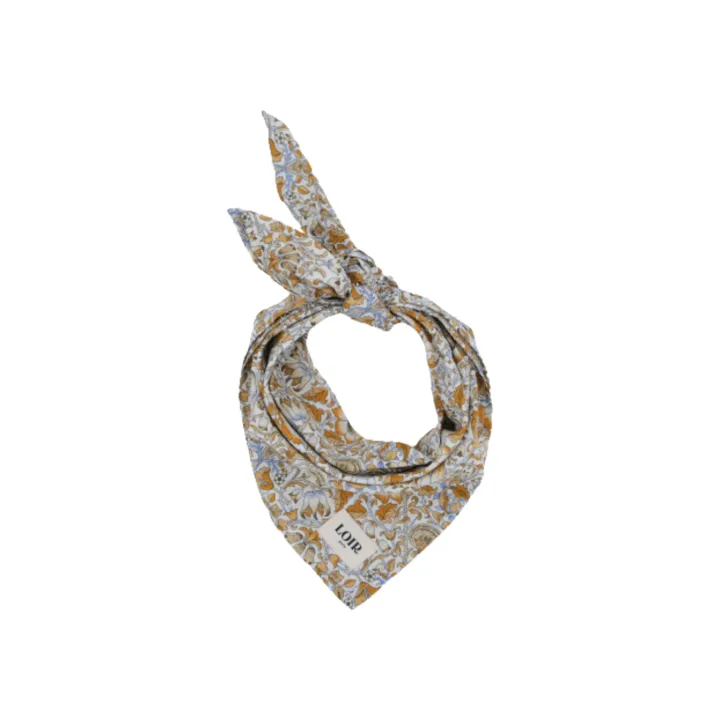 Loir Foulard Alfred Fleuri | Ecru