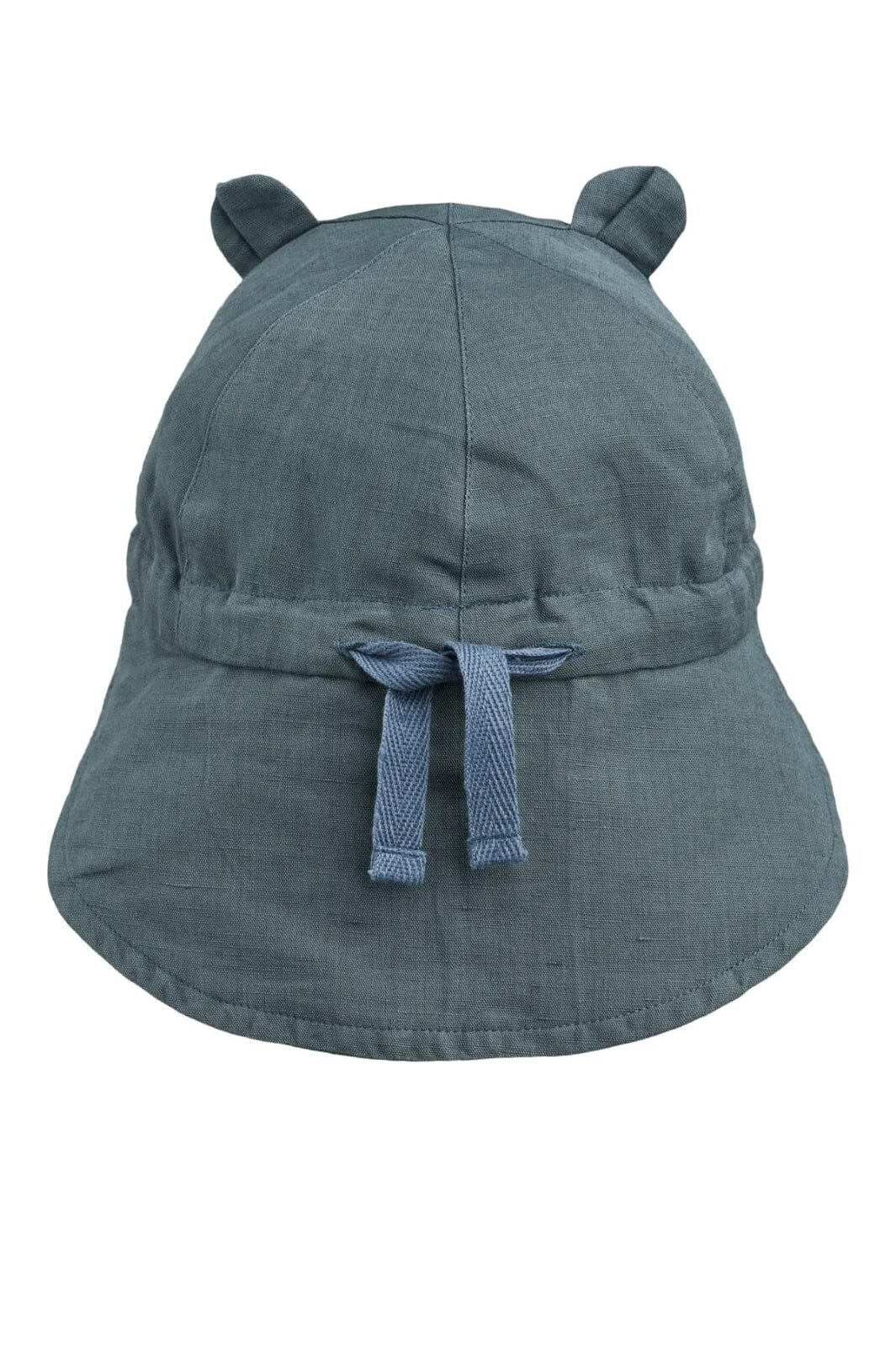 Liewood Gorm Linen Sun Hat With Ears whale blue