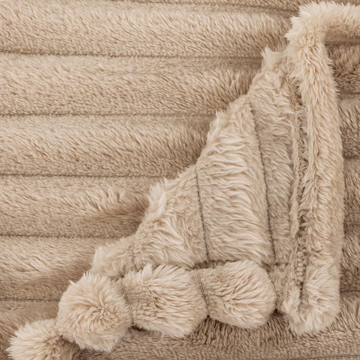 PLAID FLANELLE COTON 130X170CM