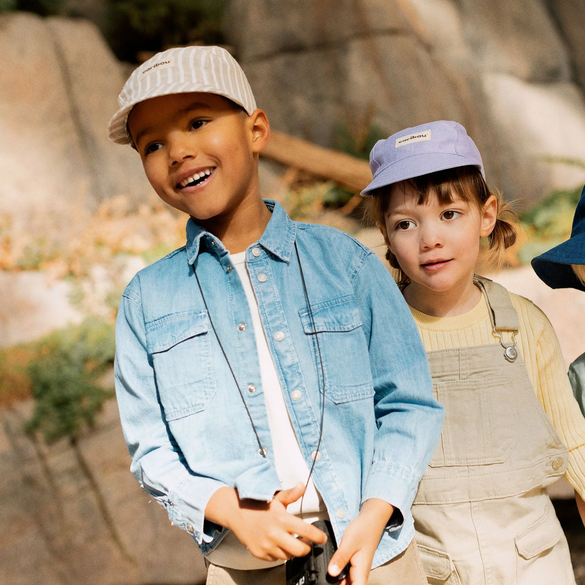 Caribou Casquette Rayée Naturel 2-12ans