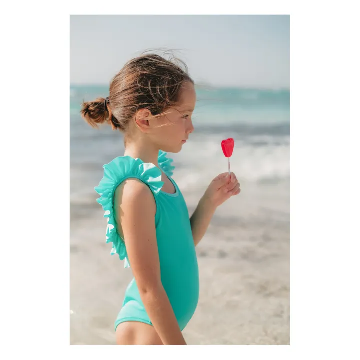 Lison Paris Maillot de Bain Bora Bora 1 pièce Recyclé | Vert Menthe