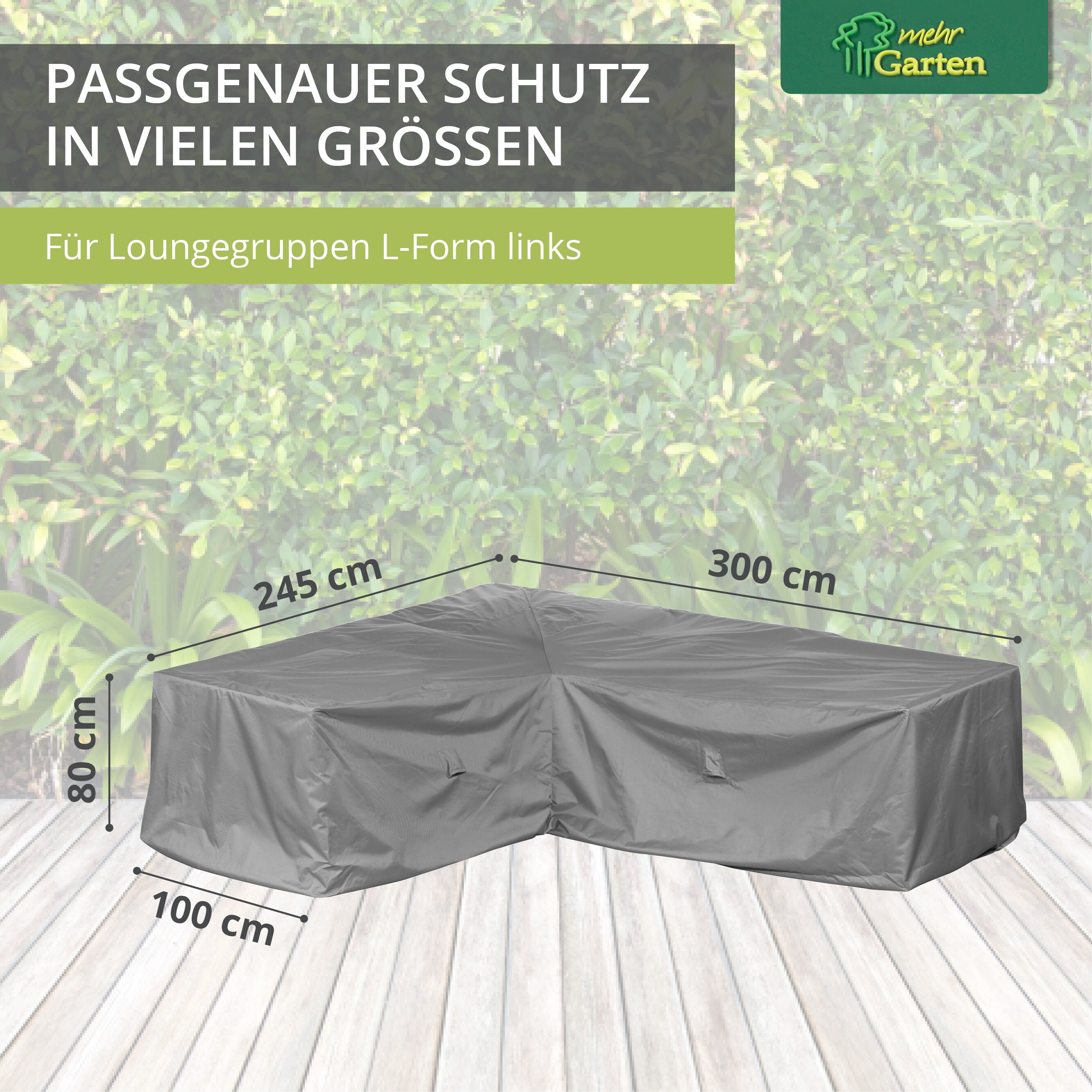 Premium Loungegruppen L-Form asymmetrisch