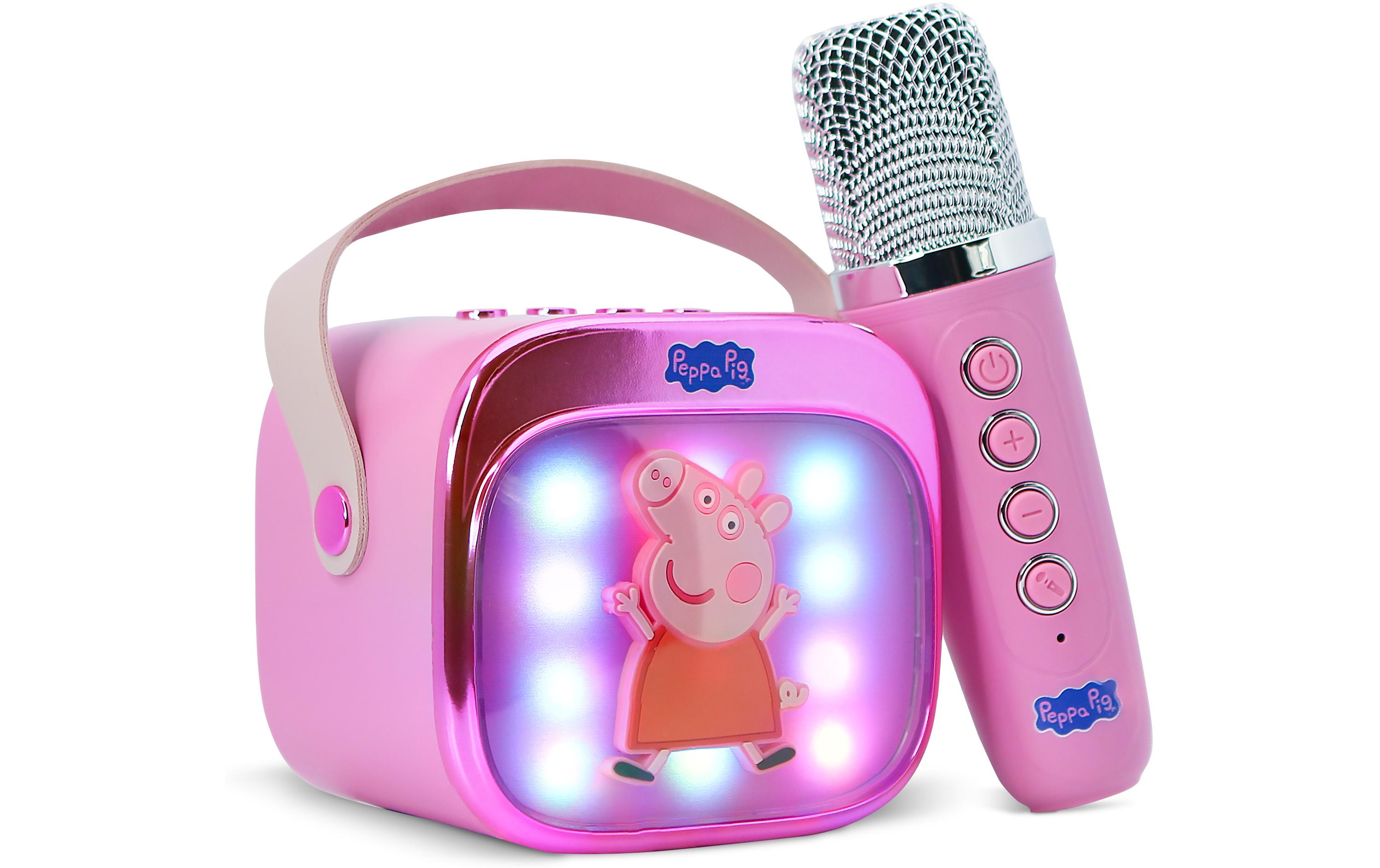 Peppa Pig LED Wireless Karaoke Lautsprecher und MikrofonMit LED-Leuchten