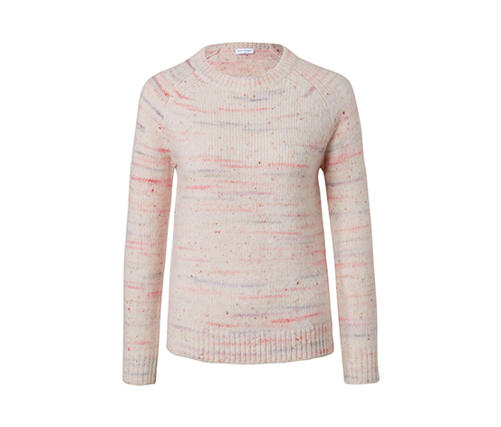 Grobstrick-Pullover mit Effektgarn