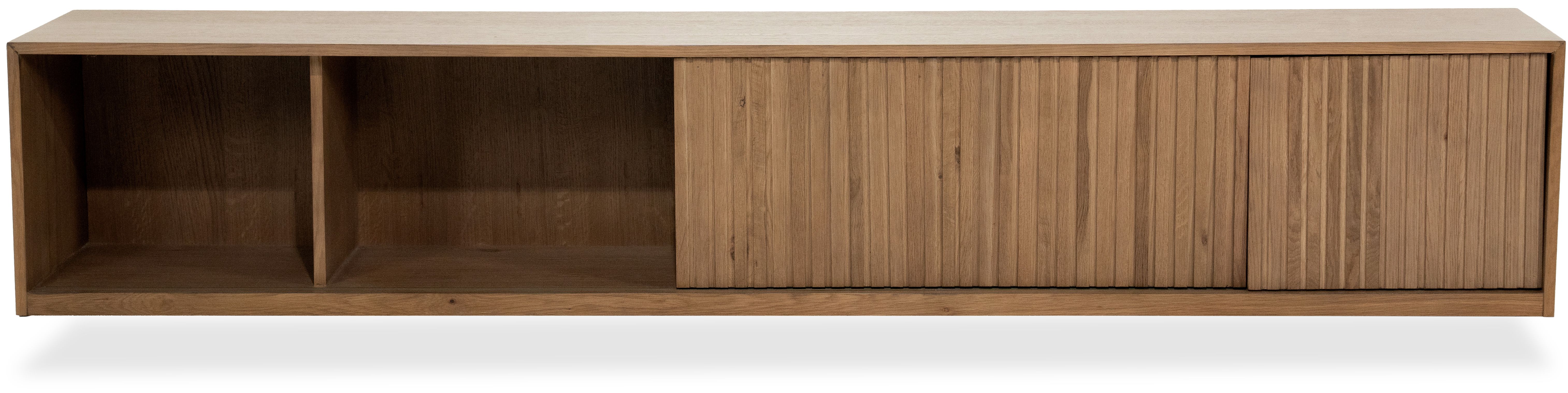Hangend tv-meubel 96383 bruin Milo B240 x D42 x H43 cm