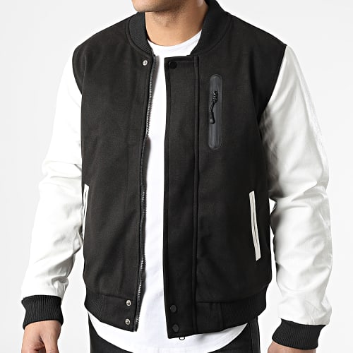 Veste Zippée 3119 Noir Blanc