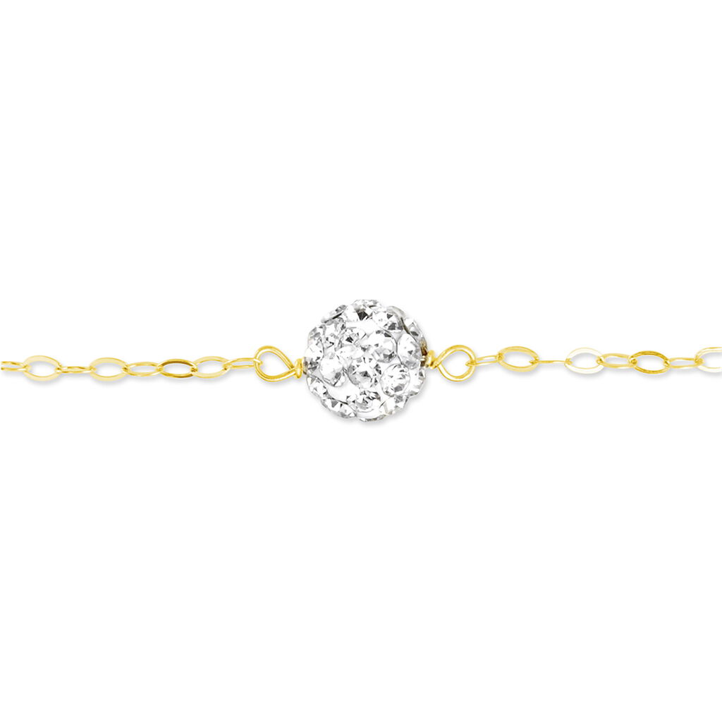 Bracelet Elyanah Or Jaune Strass