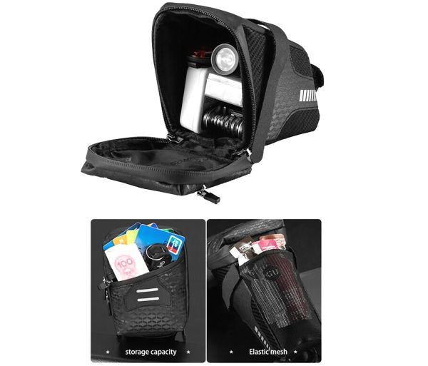 RockBros Sadeltaske, 1.5L