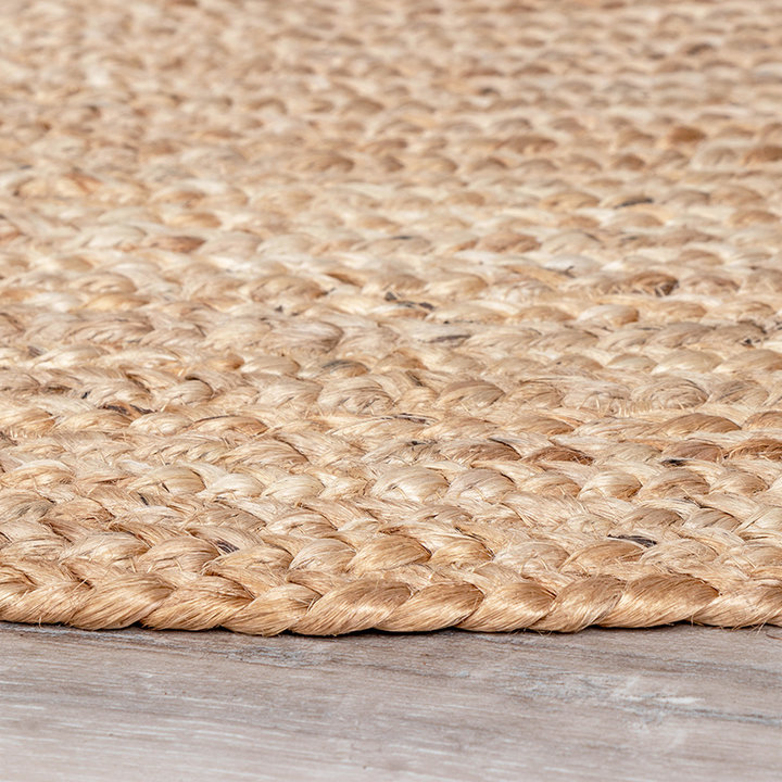 Jute vloerkleed - Fair Rond Naturel  | Back to nature!