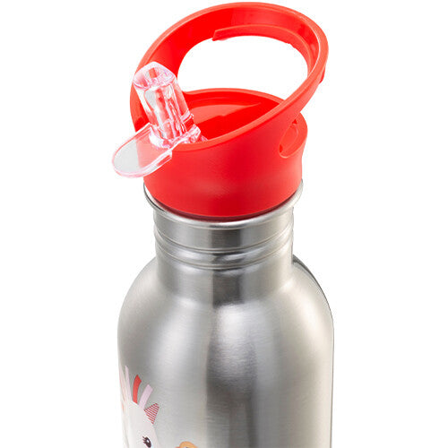 Lilliputiens rvs drinkfles happy lena - 600 ml |ilovespeelgoed.nl