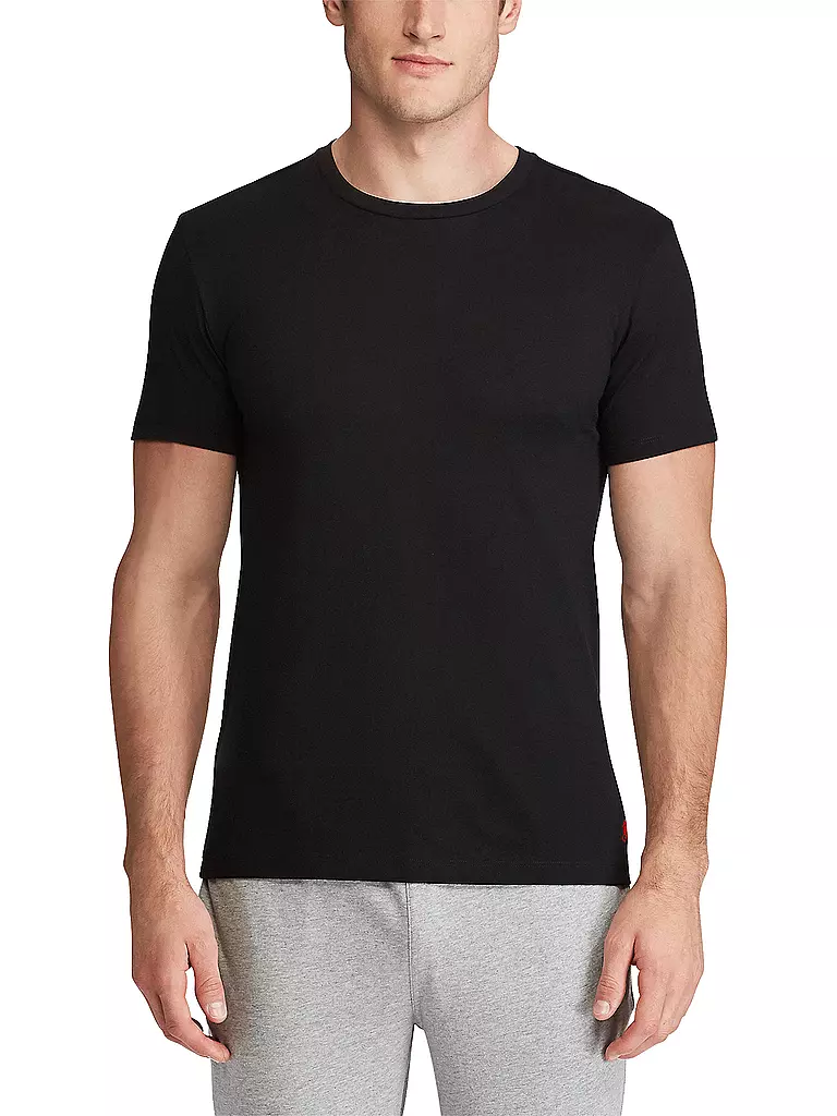POLO RALPH LAUREN Pyjama Shirt 2er Pkg schwarz schwarz