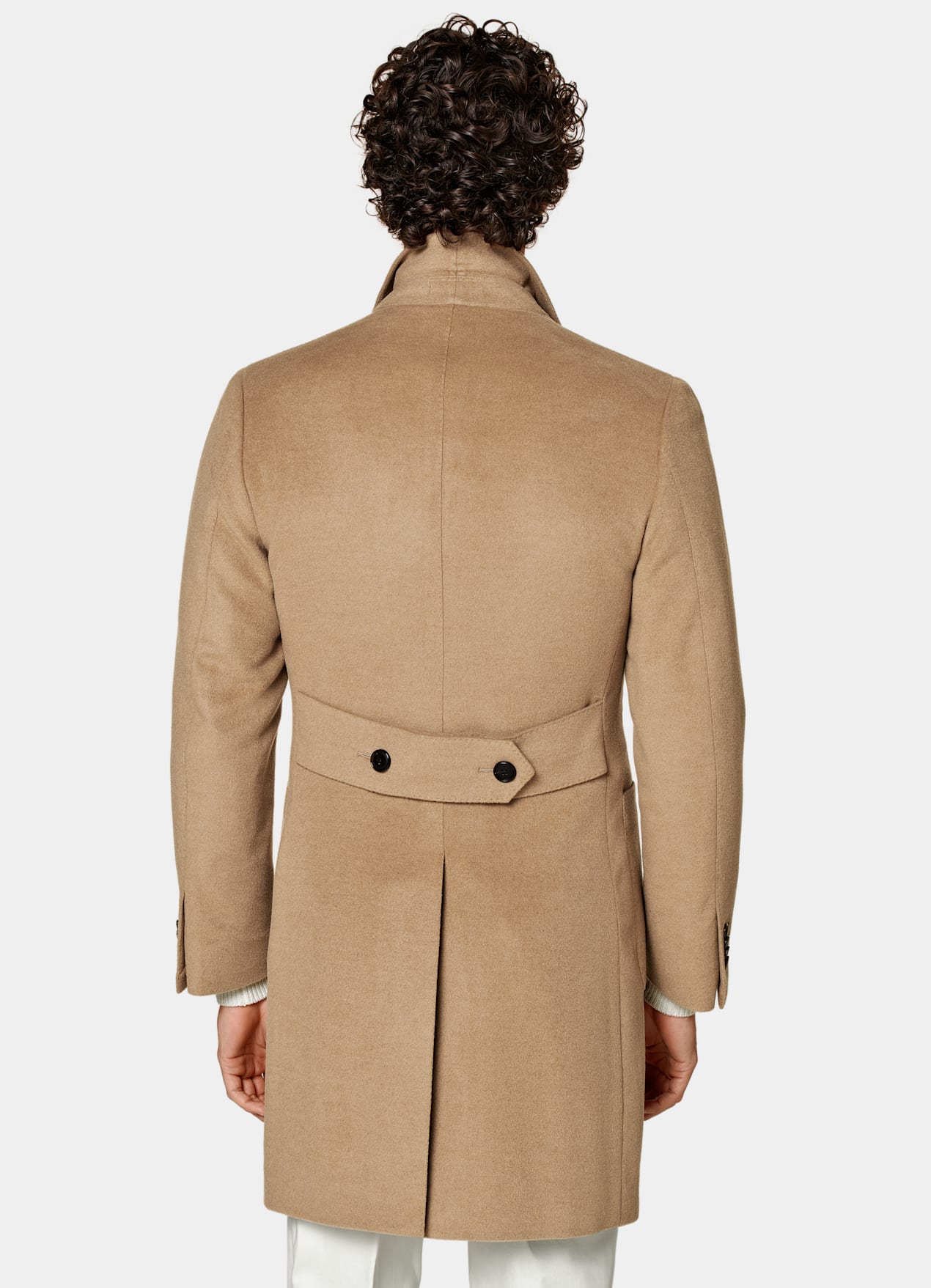 Manteau marron moyen
