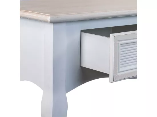 Hall en bois avec 3 tiroirs 120x40x78