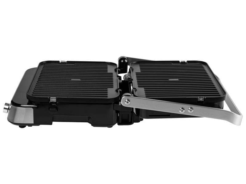 FURBER Kontaktgrill 2000 W Stretto Mit auswechselbaren Koch-, Grill- und Waffelplatten