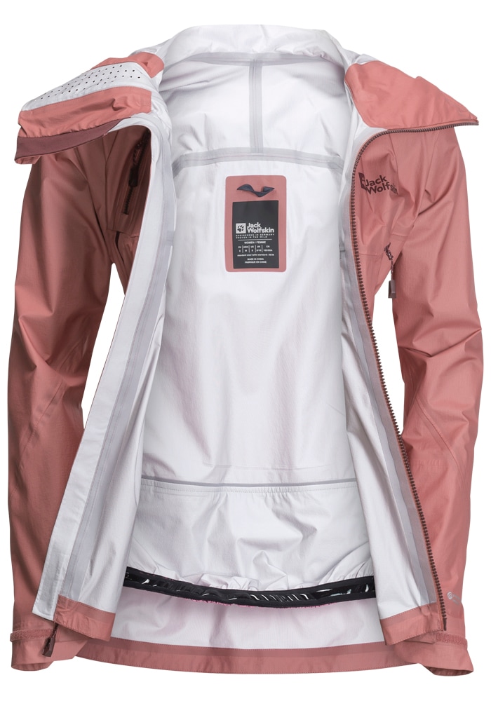 Jack Wolfskin Skijacke »ALPSPITZE AIR 3L JKT W« mit Kapuze
