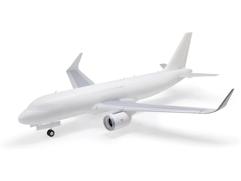 E-flite Flugzeug Airbus A320 Neo Base White BNF Basic Twin 64 mm EDF Modellflugzeug